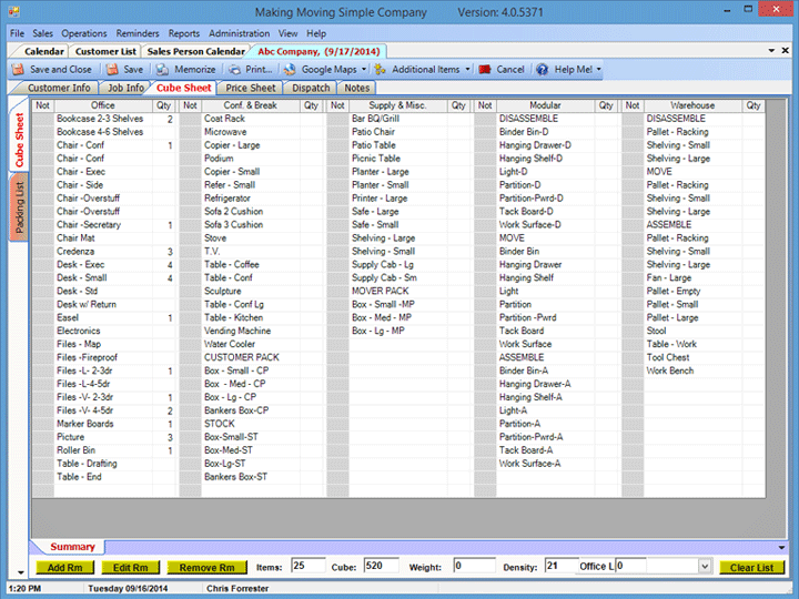 Office Cube Sheet